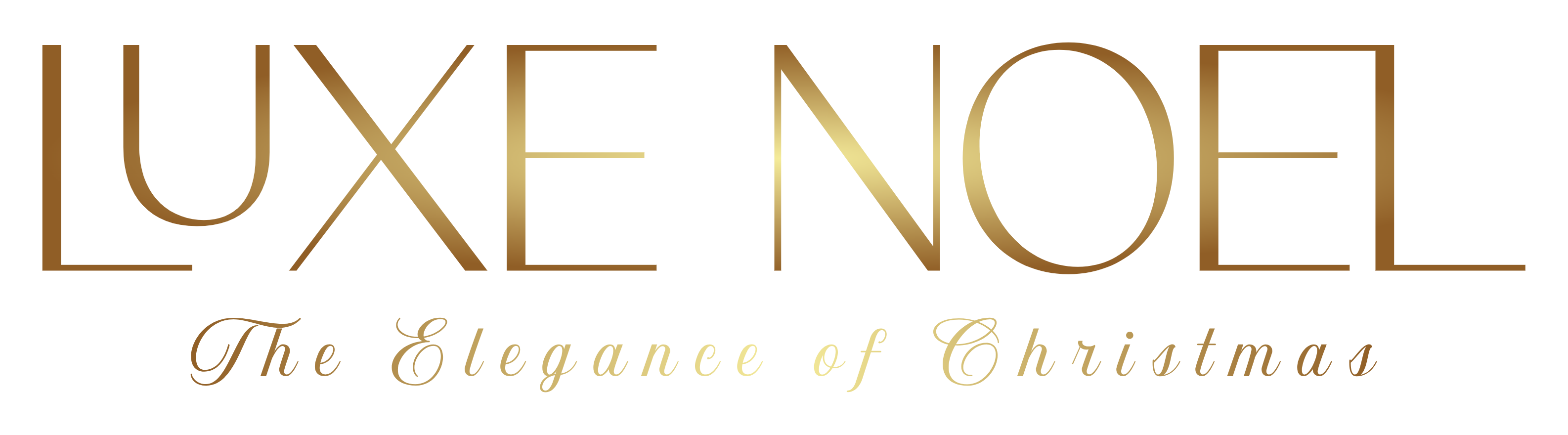 Luxe Noel Gold Logo no BG